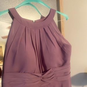Formal purple halter dress